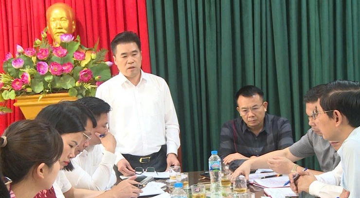 Thường trực Đảng uỷ xã Hát Môn làm việc với Phòng Kinh tế- Ảnh 2.