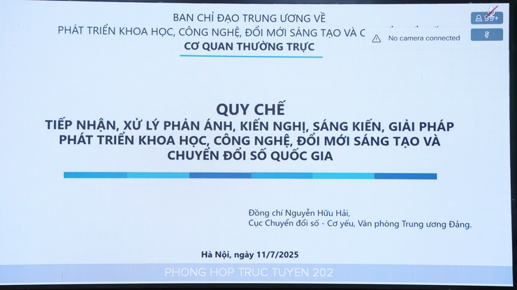 Tập huấn sử dụng Hệ thống tiếp nhận, xử lý phản ánh, kiến nghị, sáng kiến, giải pháp khoa học công nghệ và chuyển đổi số- Ảnh 2.