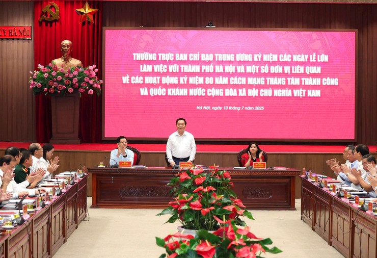 Bảo đảm an ninh, an toàn tuyệt đối cho Lễ kỷ niệm, diễu binh, diễu hành dịp 80 năm Quốc khánh 2/9- Ảnh 1.
