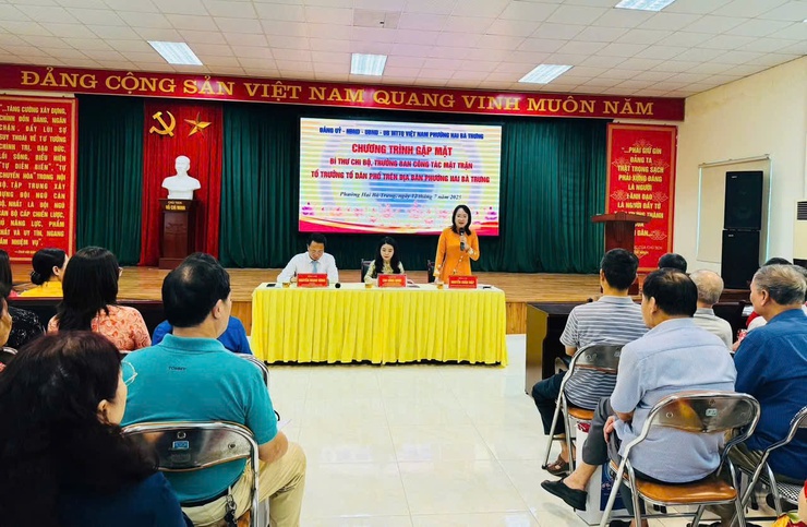 Phường Hai Bà Trưng gặp mặt bí thư chi bộ, tổ trưởng dân phố, trưởng ban công tác Mặt trận- Ảnh 9.