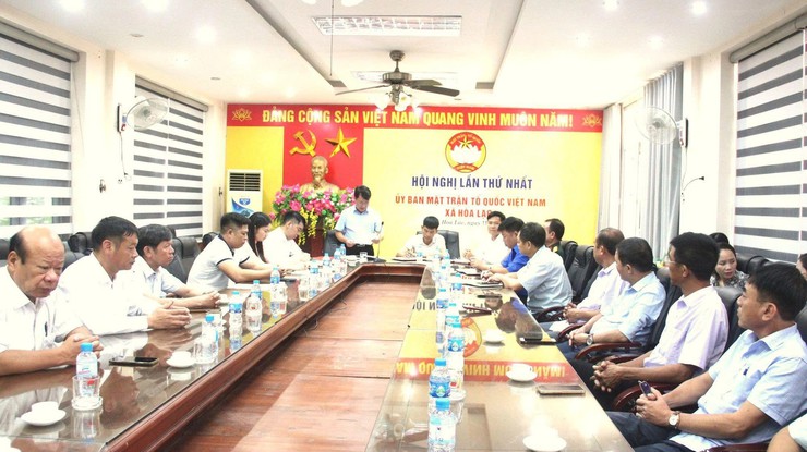 Ủy ban MTTQ Việt Nam xã Hòa Lạc tổ chức Hội nghị Ban Thường trực mở rộng - kiện toàn tổ chức và triển khai nhiệm vụ trọng tâm- Ảnh 3.
