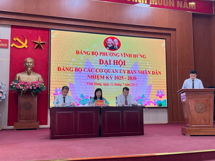 CÁC CƠ SỞ ĐẢNG TRỰC THUỘC ĐẢNG BỘ PHƯỜNG VĨNH HƯNG TỔ CHỨC THÀNH CÔNG ĐẠI HỘI- Ảnh 3.