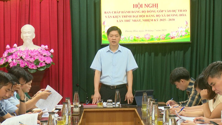        BCH Đảng bộ xã đóng góp ý kiến vào dự thảo văn kiện trình Đại hội đại biểu Đảng bộ xã nhiệm kỳ 2025-2030 - Ảnh 10.