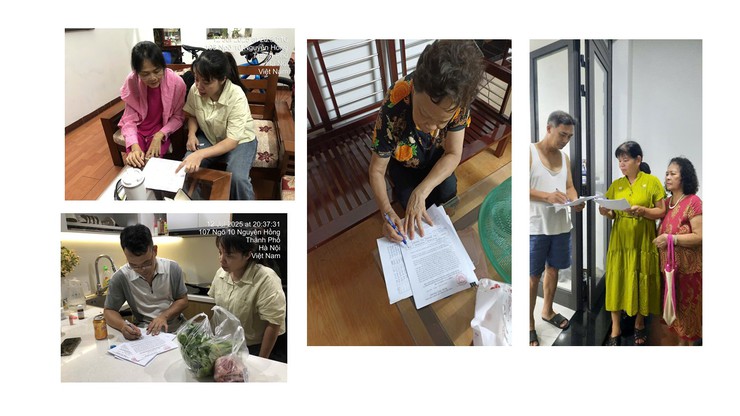 Đại đa số cử tri đồng ý sắp sếp và đổi tên tổ dân phố trên địa bàn phường Giảng Võ- Ảnh 2.