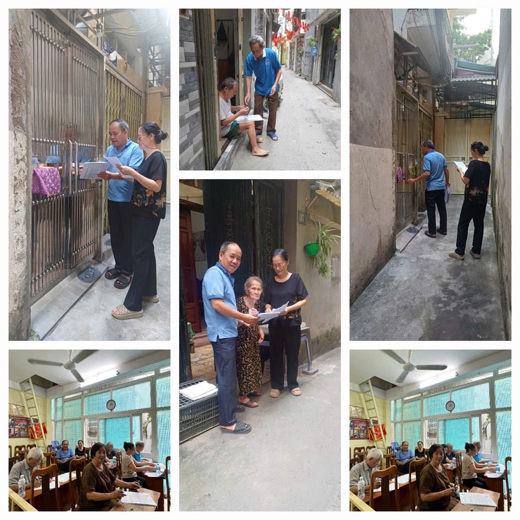 Đại đa số cử tri đồng ý sắp sếp và đổi tên tổ dân phố trên địa bàn phường Giảng Võ- Ảnh 1.