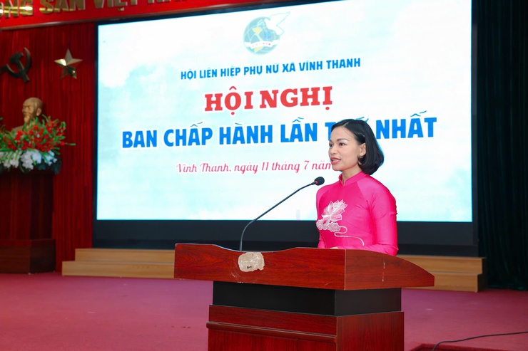 Hội LHPN xã Vinh Thanh tổ chức Hội nghị Ban chấp hành lần thứ nhất, nhiệm kỳ 2021-2026.- Ảnh 6.