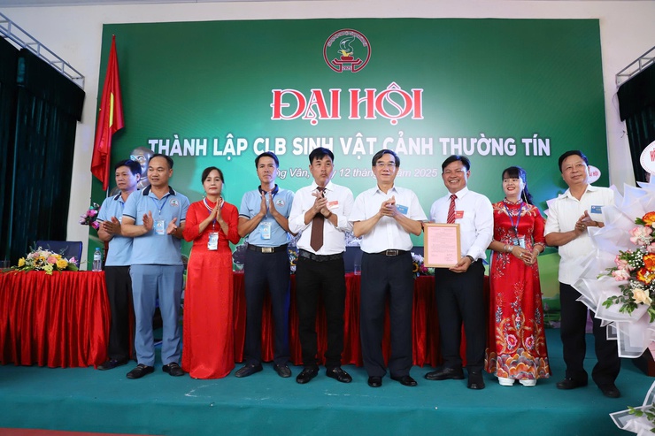 Đại hội thành lập Câu lạc bộ Sinh vật cảnh Thường Tín: Hội nhập và phát triển trong kỷ nguyên mới- Ảnh 2.