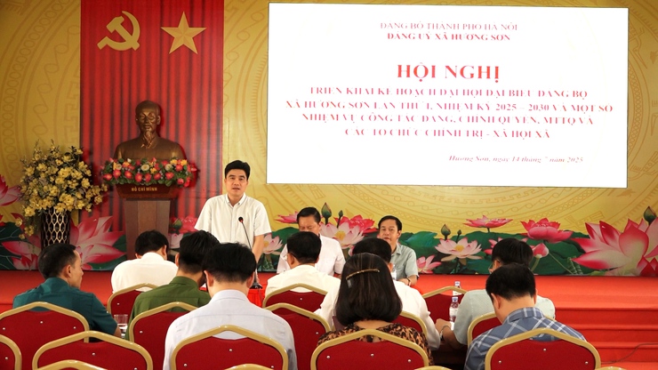 Đảng ủy xã Hương Sơn: Triển khai kế hoạch Đại hội  Đảng bộ xã lần thứ I, nhiệm kỳ 2025–2030- Ảnh 4.