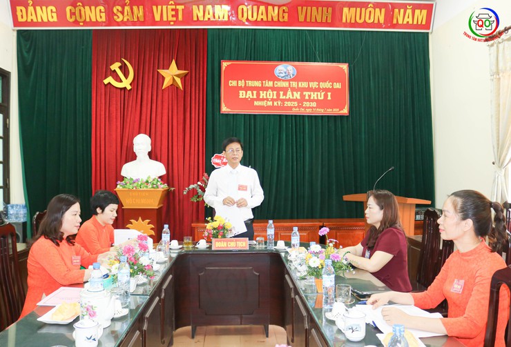 Chi bộ Trung tâm Chính trị khu vực Quốc Oai tổ chức thành công Đại hội lần thứ I, nhiệm kỳ 2025 – 2030- Ảnh 2.
