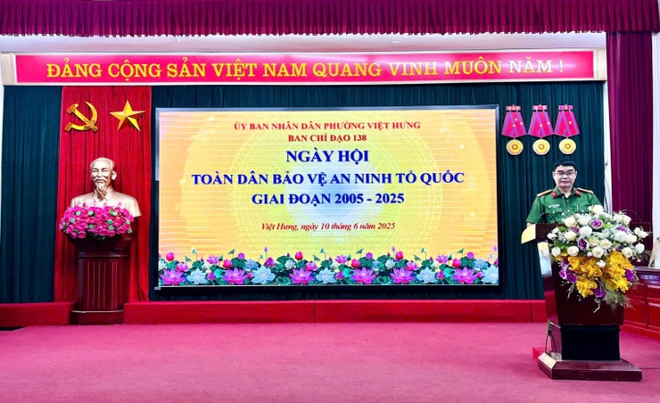 Phường Việt Hưng tổ chức “Ngày hội toàn dân bảo vệ an ninh Tổ quốc” năm 2025- Ảnh 2.