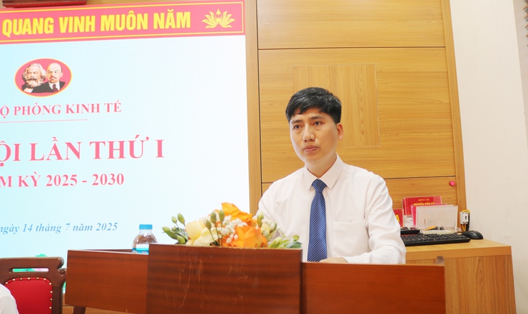 Chi bộ Phòng Kinh tế xã Quốc Oai tổ chức Đại hội lần thứ nhất, nhiệm kỳ 2025-2030- Ảnh 5.