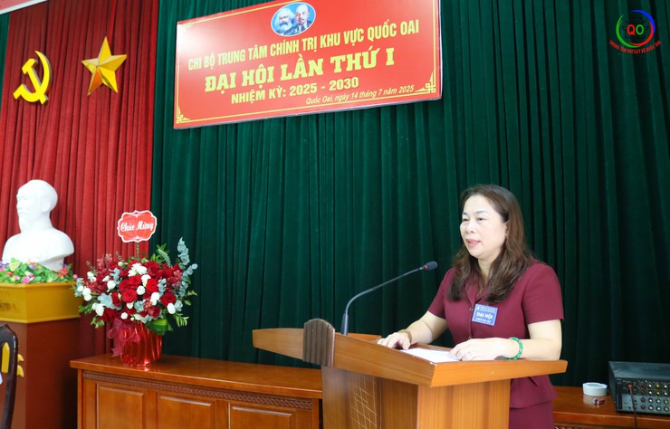 Chi bộ Trung tâm Chính trị khu vực Quốc Oai tổ chức thành công Đại hội lần thứ I, nhiệm kỳ 2025 – 2030- Ảnh 6.