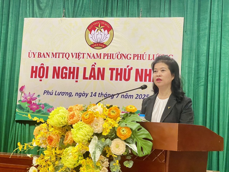 Ủy ban MTTQ Việt Nam phường Phú Lương tổ chức Hội nghị lần thứ Nhất- Ảnh 3.