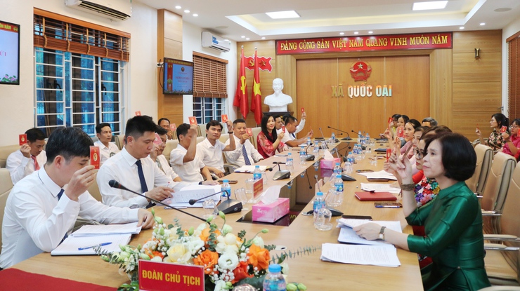Chi bộ Phòng Kinh tế xã Quốc Oai tổ chức Đại hội lần thứ nhất, nhiệm kỳ 2025-2030- Ảnh 8.