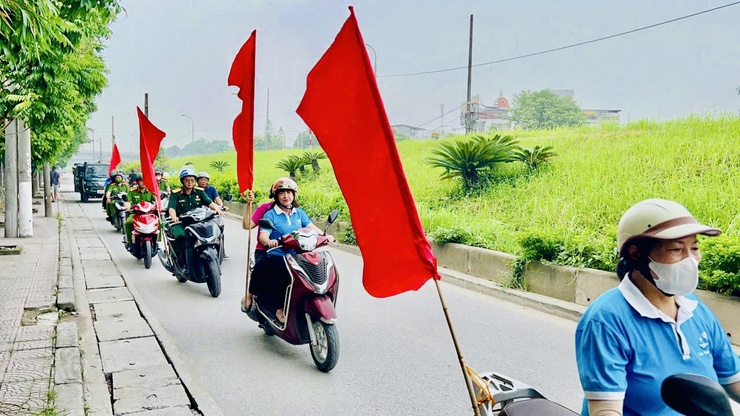 Lĩnh Nam phát động thi đua vì môi trường sáng - xanh - sạch - đẹp- Ảnh 7.