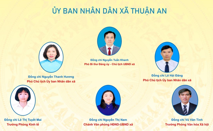 Bộ máy tổ chức của Đảng ủy - HĐND - UBND - UB MTTQ VN xã Thuận An- Ảnh 5.