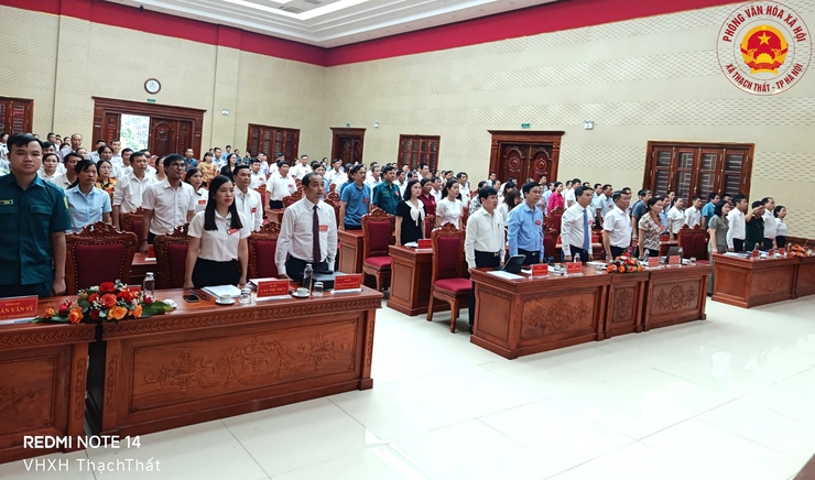 Xã Thạch Thất tổ chức kỳ họp  thứ 2 (Kỳ họp chuyên đề) HĐND xã khóa 1, nhiệm kỳ 2021 - 2026 bàn về - Ảnh 2.