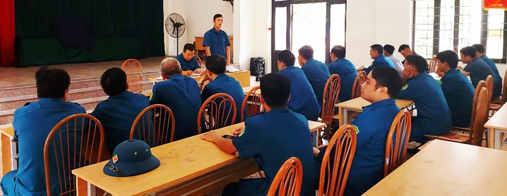 BAN CHỈ HUY QUÂN SỰ XÃ HÁT MÔN GIAO BAN CÔNG TÁC QUỐC PHÒNG, QUÂN SỰ THÁNG 7 VÀ TRIỂN KHAI NHIỆM VỤ TRỌNG TÂM 6 THÁNG CUỐI NĂM 2025- Ảnh 1.