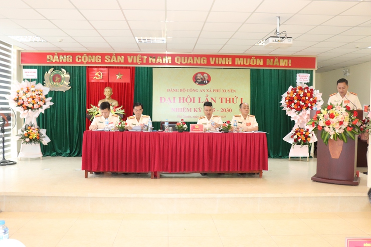 Đại hội Đảng bộ Công an xã Phú Xuyên lần thứ nhất, nhiệm kỳ 2025 – 2030- Ảnh 1.