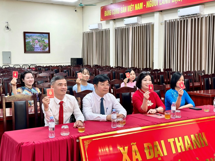 ĐẠI HỘI CHI BỘ LẦN THỨ I NHIỆM KỲ 2025-2030 CÁC CƠ QUAN ĐẢNG THUỘC ĐẢNG BỘ XÃ ĐẠI THANH THÀNH CÔNG TỐT ĐẸP- Ảnh 2.