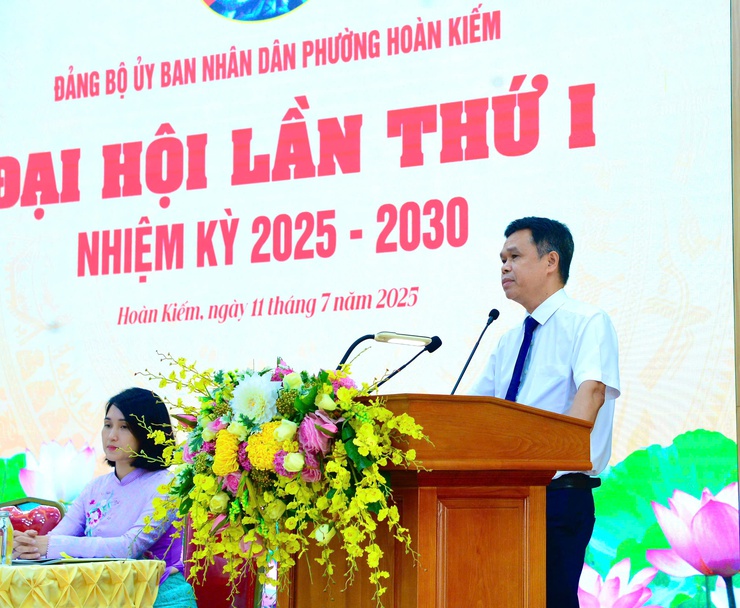Đại hội Đảng bộ Uỷ ban nhân dân phường Hoàn Kiếm lần thứ I, nhiệm kỳ 2025 – 2030, bước chuyển mình để gần dân, sát dân, phục vụ Nhân dân- Ảnh 12.