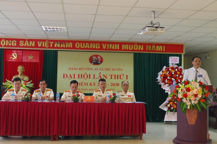 Đại hội Đảng bộ Công an xã Phú Xuyên lần thứ nhất, nhiệm kỳ 2025 – 2030- Ảnh 6.