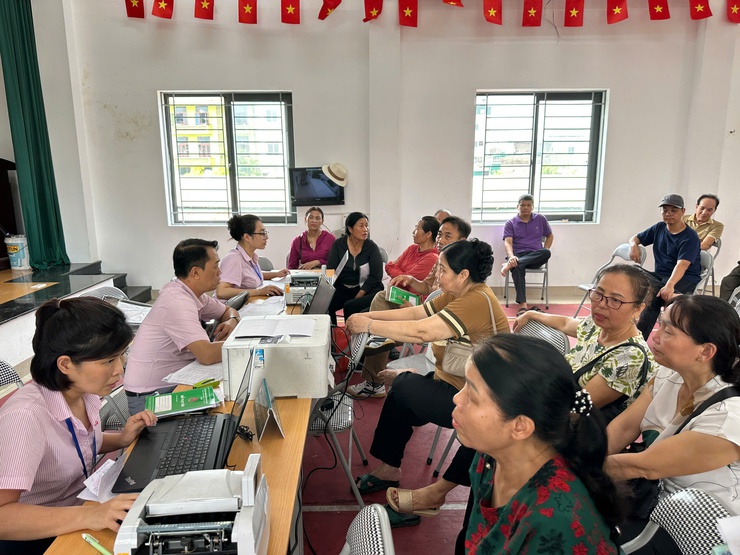 Thông báo về Điểm giao dịch Ngân hàng chính sách xã hội trên địa bàn xã Bát Tràng- Ảnh 1.