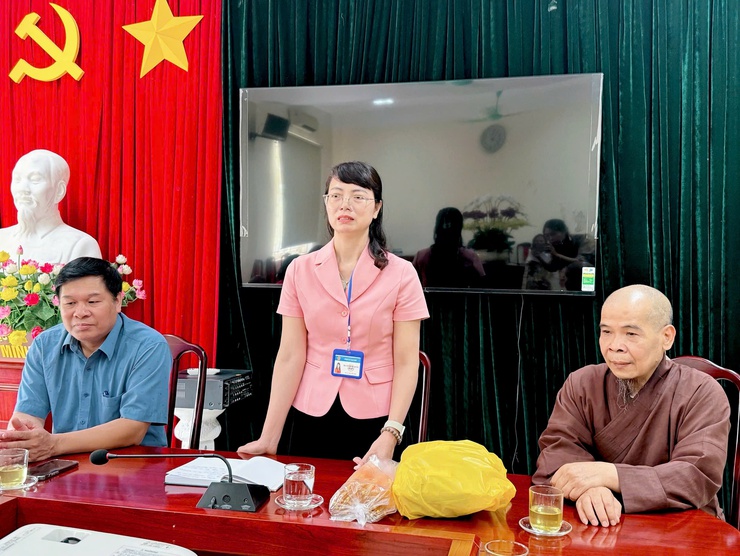 Lãnh đạo xã Nam Phù tiếp và làm việc với Ban Trị sự Giáo hội Phật giáo Việt Nam- Ảnh 4.