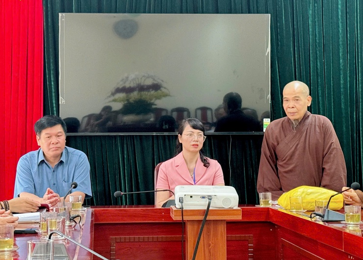 Lãnh đạo xã Nam Phù tiếp và làm việc với Ban Trị sự Giáo hội Phật giáo Việt Nam- Ảnh 2.
