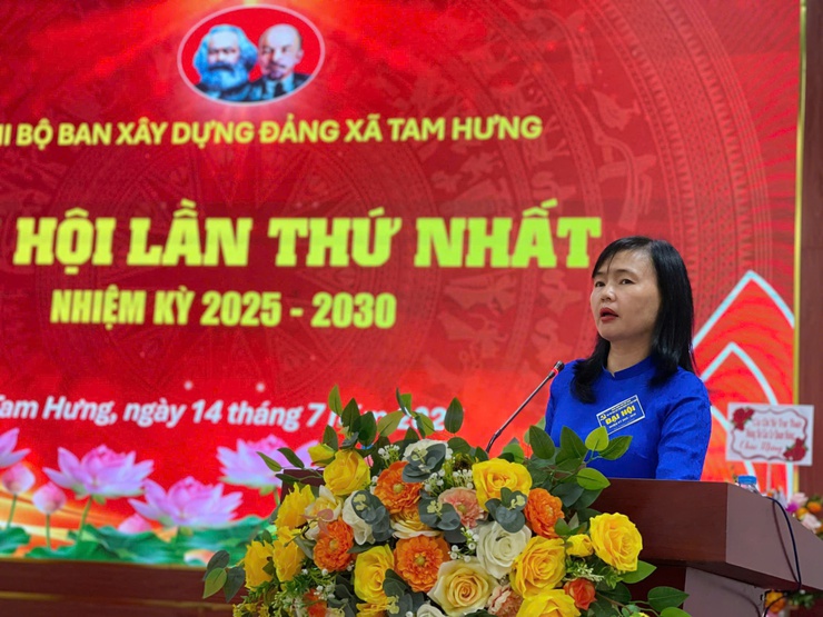 Chi bộ Ban Xây dựng Đảng xã Tam Hưng tổ chức thành công Đại hội lần thứ I, nhiệm kỳ 2025–2030- Ảnh 2.