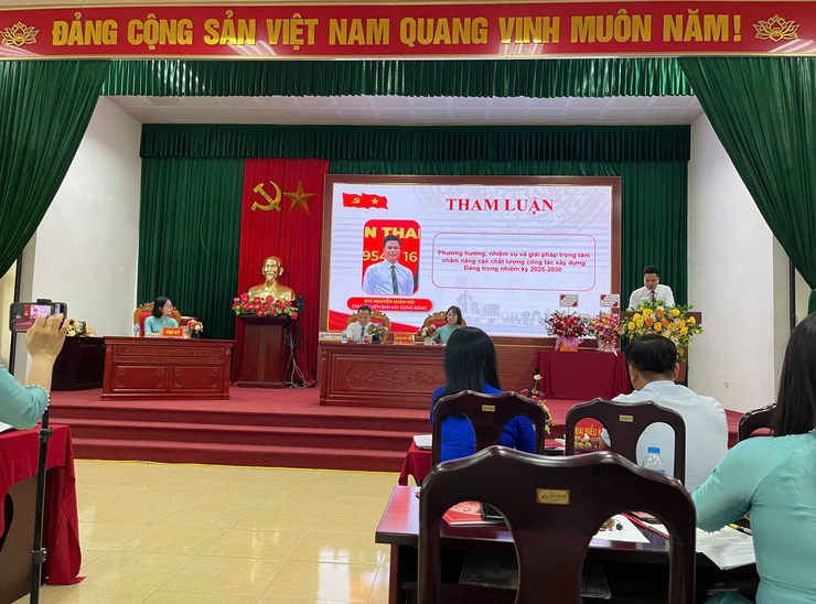 Chi bộ Ban Xây dựng Đảng xã Tam Hưng tổ chức thành công Đại hội lần thứ I, nhiệm kỳ 2025–2030- Ảnh 4.