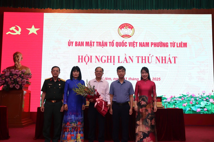 Hội nghị lần thứ Nhất UB MTTQ Việt Nam phường Từ Liêm- Ảnh 3.