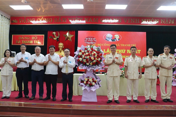 CÔNG AN XÃ THANH TRÌ TỔ CHỨC THÀNH CÔNG ĐẠI HỘI ĐẢNG BỘ LẦN THỨ I, NHIỆM KỲ 2025 – 2030- Ảnh 1.