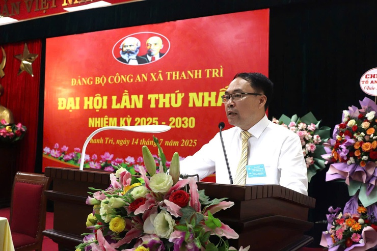 CÔNG AN XÃ THANH TRÌ TỔ CHỨC THÀNH CÔNG ĐẠI HỘI ĐẢNG BỘ LẦN THỨ I, NHIỆM KỲ 2025 – 2030- Ảnh 4.