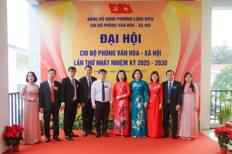 Đại hội Chi bộ Phòng Văn hóa – Xã hội phường Long Biên lần thứ I, nhiệm kỳ 2025 - 2030 thành công tốt đẹp- Ảnh 4.