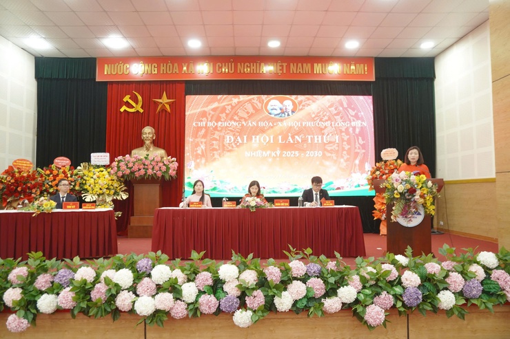 Đại hội Chi bộ Phòng Văn hóa – Xã hội phường Long Biên lần thứ I, nhiệm kỳ 2025 - 2030 thành công tốt đẹp- Ảnh 2.