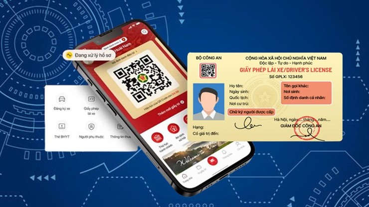 Thông tin về việc cập nhật giấy phép lái xe trên VNeID- Ảnh 1.