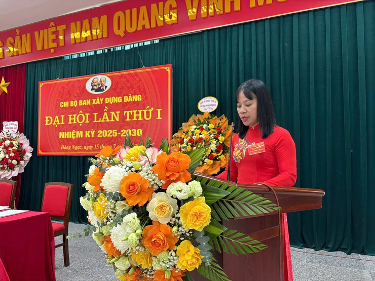 TIN VỀ ĐẠI HỘI CHI BỘ BAN XÂY DỰNG ĐẢNG ĐẢNG BỘ PHƯỜNG ĐÔNG NGẠC LẦN THỨ I, NHIỆM KỲ 2025 – 2030.- Ảnh 4.