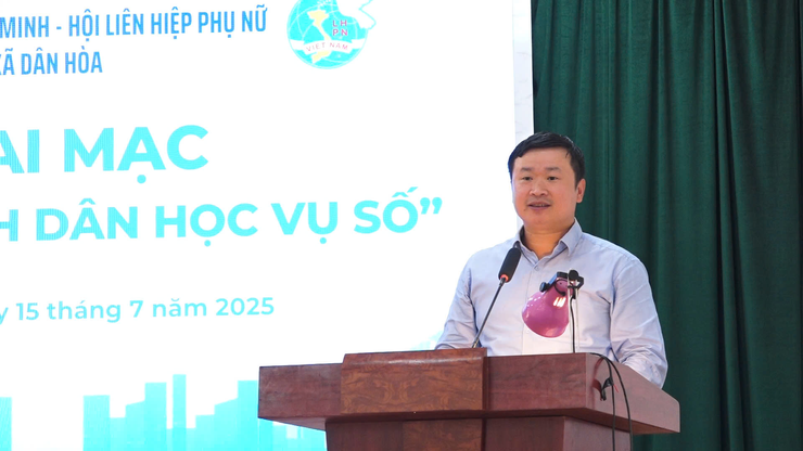 RA MẮT BAN CHẤP HÀNH ĐOÀN THANH NIÊN XÃ DÂN HOÀ NHIỆM KỲ MỚI- Ảnh 3.