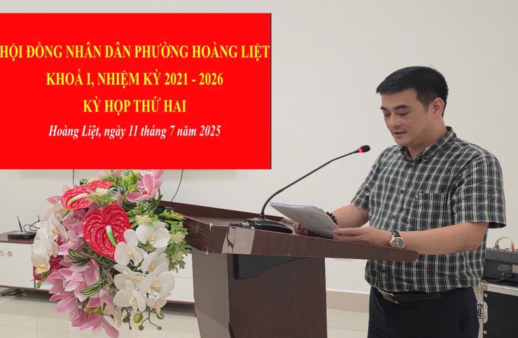 HĐND phường Hoàng Liệt tổ chức kỳ họp thứ hai, tập trung bàn về dự toán và phân bổ dự toán ngân sách- Ảnh 2.