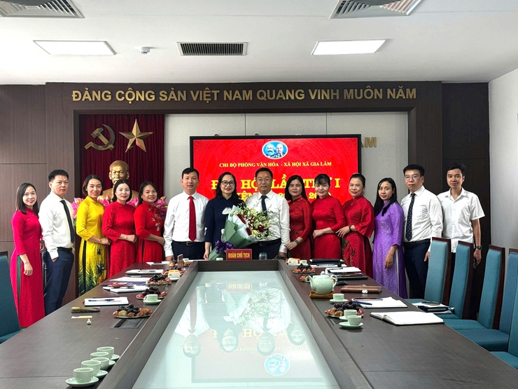 Đại hội Chi bộ Phòng Văn hóa – Xã hội xã Gia Lâm lần thứ nhất, nhiệm kỳ 2025–2030 thành công tốt đẹp- Ảnh 1.