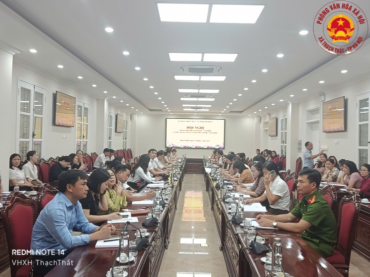 UBND xã Thạch Thất tổ chức hội nghị giao chỉ tiêu kinh tế- xã hội và dự toán Ngân sách Nhà nước năm 2025- Ảnh 1.