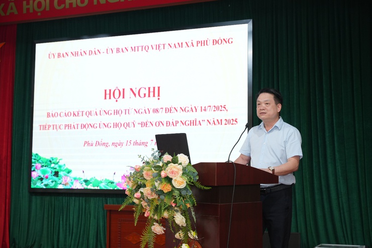 Xã Phù Đổng Phát động ủng hộ Quỹ “Đền ơn đáp nghĩa” năm 2025.- Ảnh 2.