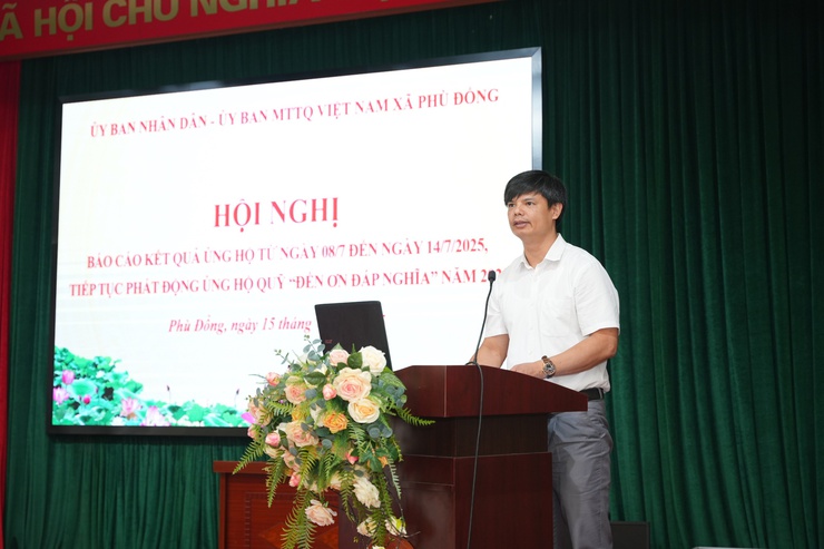Xã Phù Đổng Phát động ủng hộ Quỹ “Đền ơn đáp nghĩa” năm 2025.- Ảnh 3.