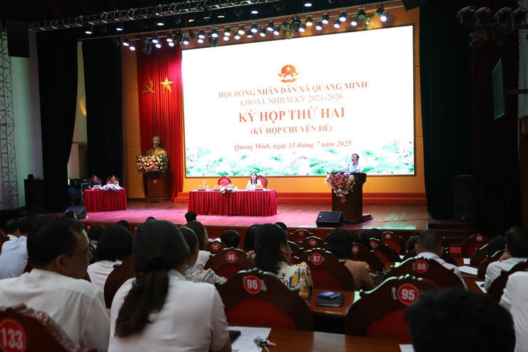 HĐND xã Quang Minh tổ chức Kỳ họp thứ hai- Ảnh 9.