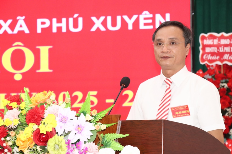 Đại hội Đảng bộ Trạm Y tế xã Phú Xuyên lần thứ nhất
 nhiệm kỳ 2025 - 2030
- Ảnh 3.
