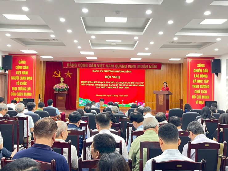 Hướng tới Đại hội đại biểu Đảng bộ phường Khương Đình lần thứ I, nhiệm kỳ 2025 - 2030- Ảnh 1.