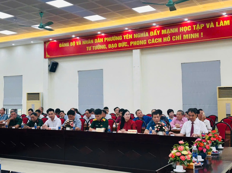 Phường Yên Nghĩa công bố Quyết định về Tổ chức bộ máy công tác cán bộ thuộc Uỷ ban MTTQ, chức danh Đoàn thể chính trị - xã hội phường- Ảnh 1.