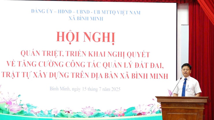 Đảng ủy xã Bình Minh tổ chức Hội nghị Công bố quyết định thành lập các tổ chức Đảng trực thuộc và triển khai một số nhiệm vụ trọng tâm- Ảnh 7.