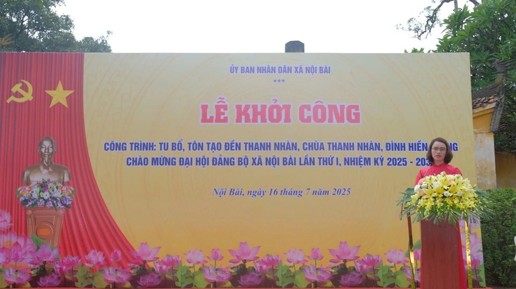 XÃ NỘI BÀI KHỞI CÔNG 3 CÔNG TRÌNH CHÀO MỪNG ĐẠI HỘI ĐẢNG BỘ XÃ LẦN THỨ I- Ảnh 1.